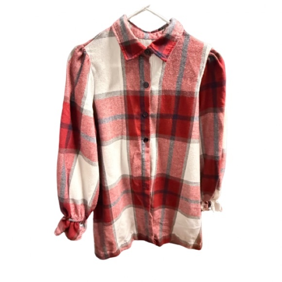 Dresses & Skirts - A-Line Plaid Flannel Mini Dress